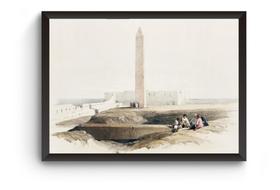 Quadro Egito Obelisco De Alexandria Poster Moldurado