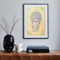 Quadro Elefante Indiano Ganesha - 60x48cm Quadro Elefante Indiano Ganesha - 60x48cm