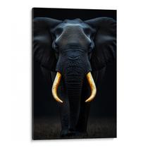 Quadro Elefante Majestoso Sob Céu Noturno Profundo