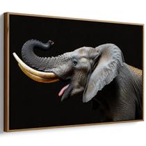 Quadro Elefante Sereno Entre Laços Eternos