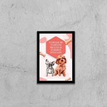 Quadro Eles Não Falam, Mas Seus Olhos Dizem 45X34 Preta