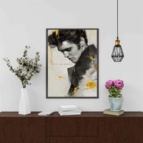 Quadro Elvis Presley - Love Me Tender 45x34cm - com vidro