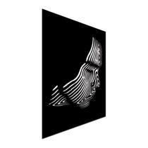 Quadro em alto relevo mdf 32x24cm decorativo sala Quadro em alto relevo mdf 32x24cm decorativo sala