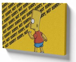 Quadro em Azulejo Parede ou Mesa 30x40 bart simpsons sorry Quadro em Azulejo Parede ou Mesa 30x40 bart simpsons sorry
