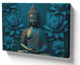 Quadro em Azulejo Parede ou Mesa 30x40 buda azul sidarta gautama Quadro em Azulejo Parede ou Mesa 30x40 buda azul sidarta gautama