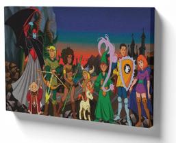 Quadro em Azulejo Parede ou Mesa 30x40 caverna do dragao dungeons dragons Quadro em Azulejo Parede ou Mesa 30x40 caverna do dragao dungeons dragons