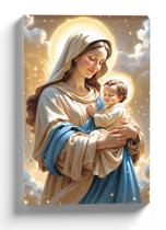 Quadro em Azulejo Parede ou Mesa 30x40 MAE MARIA E O MENINO JESUS NO COLO Quadro em Azulejo Parede ou Mesa 30x40 MAE MARIA E O MENINO JESUS NO COLO