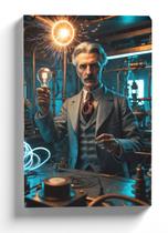 Quadro em Azulejo Parede ou Mesa 30x40 NIKOLA TESLA Quadro em Azulejo Parede ou Mesa 30x40 NIKOLA TESLA