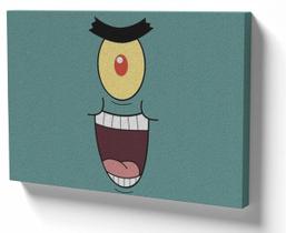 Quadro em Azulejo Parede ou Mesa 30x40 plankton vilao bob esponja