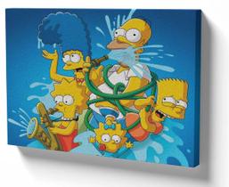 Quadro em Azulejo Parede ou Mesa 30x40 simpsons familia homer lisa bart Quadro em Azulejo Parede ou Mesa 30x40 simpsons familia homer lisa bart