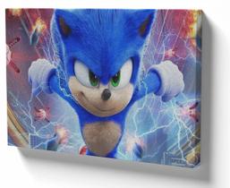 Quadro em Azulejo Parede ou Mesa 30x40 sonic correndo