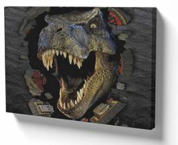 Quadro em Azulejo Parede ou Mesa 30x40 t rex dinossauro Quadro em Azulejo Parede ou Mesa 30x40 t rex dinossauro