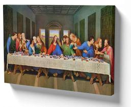 Quadro em Azulejo Parede ou Mesa 30x40 ultima ceia jesus