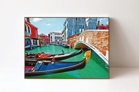 Quadro em Canvas Barcos