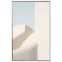 Quadro em canvas pintura abstrata neutra 50x75 cm - MART Quadro em canvas pintura abstrata neutra 50x75 cm - MART