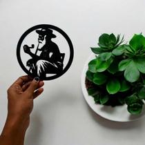 Quadro em MDF preto 3mm, Preto Velho, Decoração, Umbanda Quadro em MDF preto 3mm, Preto Velho, Decoração, Umbanda