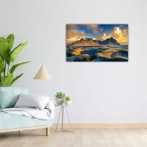 Quadro em Oxford - Montanhas - 90x60 cm Quadro em Oxford - Montanhas - 90x60 cm