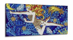 Quadro Em Tecido Beatle.s Lucy In The Sky With Diamonds em Tecido Canvas 130x60