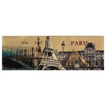 Quadro em Tela Impressa Torre Eiffel Louvre Paris Decore Pronto