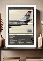 Quadro Eminem Kamikaze (Dark) Vidro e Moldura Branca Tamanho:21cm x 30cm (A4) Quadro Eminem Kamikaze (Dark) Vidro e Moldura Branca Tamanho:21cm x 30cm (A4)
