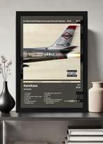 Quadro Eminem Kamikaze (Dark) Vidro e Moldura Preta Tamanho:21cm x 30cm (A4) Quadro Eminem Kamikaze (Dark) Vidro e Moldura Preta Tamanho:21cm x 30cm (A4)