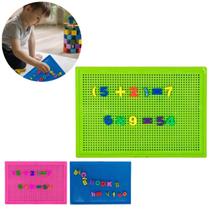 Quadro Encaixe com Letras e Números Brinquedo Educativo Didático Interativo Quadro Encaixe com Letras e Números Brinquedo Educativo Didático Interativo