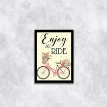 Quadro Enjoy The Ride 33x24cm - com vidro