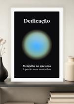 Quadro Entrega/Dedicação/Paixão com Vidro e Moldura Branca Tamanho:21cm x 30cm (A4) Quadro Entrega/Dedicação/Paixão com Vidro e Moldura Branca Tamanho:21cm x 30cm (A4)