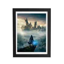 Quadro Escola de Magia e Bruxaria de Hogwarts em MDF - A4 21x29,7cm