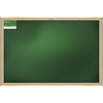 Quadro Escolar Verde 100X80CM com Moldura de Madeira Pinus - Pacote com 2