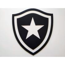 Quadro escudo Botafogo - Simbolo do Time do Botafogo mdf