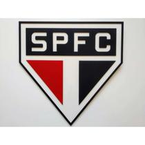 Quadro Escudo São Paulo - Simbolo do Tricolor Paulista em 3d - mdf imagens