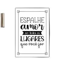 Quadro Espalhe Amor Em Todos Os Lugares 45X34Cm Quadro Espalhe Amor Em Todos Os Lugares 45X34Cm
