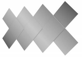 Quadro Espelho Arrow Grande 1,70 MT (LARG) cor Off White - 59721 Quadro Espelho Arrow Grande 1,70 MT (LARG) cor Off White - 59721