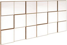 Quadro Espelho Block Grande 1,50 MT (LARG) cor Freijo - 39582 Quadro Espelho Block Grande 1,50 MT (LARG) cor Freijo - 39582