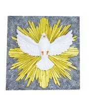 Quadro Espírito Santo 11X11cm Enfeite Resina