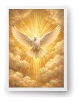 Quadro Espírito Santo Descendo Com Luz Divina 50x70cm Quadro Espírito Santo Descendo Com Luz Divina 50x70cm