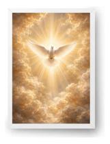 Quadro Espírito Santo Nos Céus Religioso Cristão 50x70cm Quadro Espírito Santo Nos Céus Religioso Cristão 50x70cm