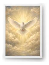 Quadro Espírito Santo Trazendo Paz 50x70cm Quadro Espírito Santo Trazendo Paz 50x70cm