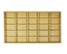 Quadro Estante para 25 Carrinhos Miniatura Mdf Madeira Quadro Estante para 25 Carrinhos Miniatura Mdf Madeira