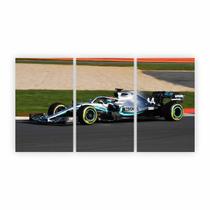 Quadro F1 Formula 1 Lewis Hamilton Mercedes Benz tela Canvas