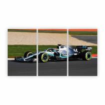 Quadro F1 Formula 1 Lewis Hamilton Mercedes Benz tela Canvas - Plimshop