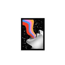 Quadro Fale Colorido 24X18Cm - Com Vidro