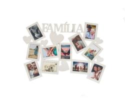 Quadro Família Branco 11 Fotos - 10x15