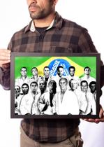 Quadro Família Gracie Jiu-jitsu Bjj Arte Lutadores Decoração Quadro Família Gracie Jiu-jitsu Bjj Arte Lutadores Decoração