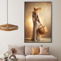 Quadro feminino mulher e suas poses