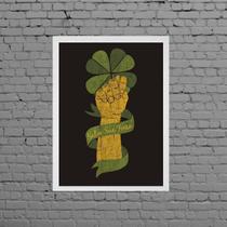 Quadro Figa Salve Sua Força 24X18Cm Preto