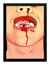 Quadro Fight Club Clube Da Luta Arte Poster Moldurado