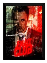 Quadro Fight Club Filme Clube Da Luta Arte Poster Moldurado Quadro Fight Club Filme Clube Da Luta Arte Poster Moldurado