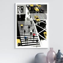 Quadro Figurativo New York - Sombrinhas 45x34cm Quadro Figurativo New York - Sombrinhas 45x34cm